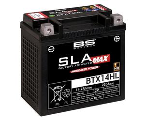 BS Battery Batería SLA máxima sin mantenimiento activada de fábrica - BTX14HL