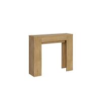 BS COM Consola extensible 90 x 25/181 cm Slyx Roble Natura