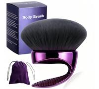 BS-MALL Cepillo corporal multiusos extra grande - Brocha de maquillaje de lujo para autobronceador y polvo suelto con cerdas súper suaves para uso diario y aplicación uniforme
