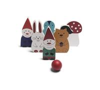BS TOYS- Bowling en Bois Boliches, Multicolor, Small (138-001-001)