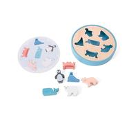 BS Toys Caja clasificadora de formas de madera, juguete educativo