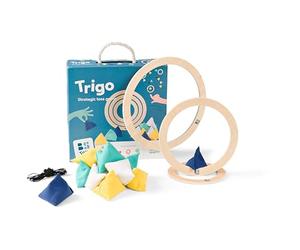 BS Toys - Juego Trigo al Aire Libre - 3 Anillos & 12 Bolsas de Tela - 2-4 Jugadores 6+