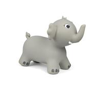 BS Toys Jumping Elephant GA525 - Elefante hinchable para niños pequeños, juguete para interior y exterior, promueve la motricidad gruesa, equilibrio y coordinación, incluye bomba de aire, 61 x 33 x 42