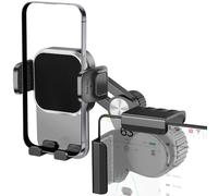 BSADIY Soporte de teléfono para Tesla Model 3/Y Accesorios 2025, soporte universal ajustable para teléfono Tesla Model 3/Y/Cybertruck pantalla, soporte de coche no adhesivo para todos los teléfonos