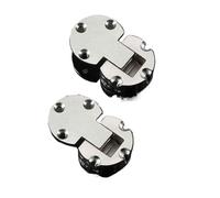 BSAXITHZB Paquete de 2 bisagras abatibles for Mesa, práctica bisagra for Puerta de gabinete de aleación de Zinc, bisagra Oculta, bisagra Plegable Invisible Duradera, herrajes for Muebles(Style 3)