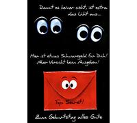 bsb 510502-2 - Tarjeta de felicitación de cumpleaños, color negro