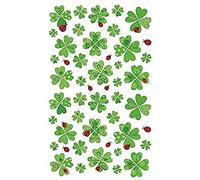 bsb Pegatinas, Papel, Verde, Rojo, 7,8 x 12,5 cm, 3