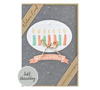 bsb - Tarjeta de cumpleaños - Nature Card - Tarjetas sostenibles para cumpleaños - Tarjetas de cumpleaños con sobre - Tarjeta de cumpleaños para mujeres y hombres - Tarjeta de felicitación 11,5 x 17