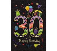 bsb Tarjeta de cumpleaños para 30 cumpleaños, Felicitacion Cumpleaños, sobre verde claro