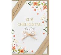 bsb - Tarjeta de cumpleaños - Tarjeta de naturaleza - Tarjetas de cumpleaños sostenibles - Tarjetas de cumpleaños con sobre - Tarjeta de cumpleaños para mujeres y hombres - Tarjeta de felicitación