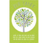 bsb Tarjeta de felicitación para bautizo con árbol