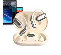 Bsbkoj Auriculares portátiles, auriculares de lenguaje IA, carga tipo C con 144 idiomas construidos, dispositivo traductor ergonómico, accesorio de teléfono con estilo inteligente, auriculares AI para