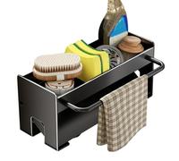 Bsbkoj Automatic Drenaje Rack System, Efficient Sink Storage Holder Unit, Compact Draining Tray Piece, Fast Metal Organizer Tool, Modern Aesthetic with Sleek, Organized Kitchen for Daily Usage