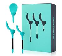 Bsbkoj Ball Tees, 8 Piece Petal Shape Trainer Accessories for Swing Stability and Ball Control, Low Design Feature, Small Tees for Women Athletes Practice Course Lawn Competition