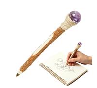 Bsbkoj Ballpoint Pen, Crystal Wand Shape Writing Pen School Supplies Feature, Smooth Ink School Pens for Kids Students Teachers Office Home Work Travel Business Drawing Underlining Use