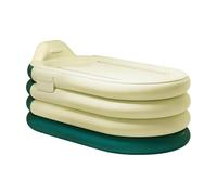 Bsbkoj Bañera inflable, herramienta de lavado de remojo con bomba de pie, bañera inflable para adultos, para apartamento, hogar, hotel, spa, relajante, recuperación, atletas, hombres y mujeres
