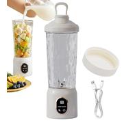 Bsbkoj Batidora portátil,Recargable 600 Mililitros Con Tapa Antifugas,Batidora De Zumos De Frutas Y Bebidas - para Smoothies Batidos Zumos Bebidas Viaje Camping Pícnic Aire