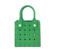 Bsbkoj Beach Tote, Waterproof Open Beach Bag with Holes, Sandproof Hands bag, Spacious Design, 8.27x4.92x12.6 inches, Perfect for Sports, Pool and Vacation Needed, verde, Siehe Beschreibung