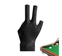 Bsbkoj Billiard Cue Left Hand Glove Control Aid, 3 Finger Practice Mitten Use, for Cue Sport Training Application, Blue Elastic Breathable Build, Beginner Pro Tournament Game Outdoor Use