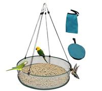 Bsbkoj Bird Seeding Catcher Tray, Outdoor Bird Feeder Accessory, Falling Seed, Space Saving Hoop Holder, 20x4.13in, Premium Quality Portable Compact Ideal for Driveway, Balcony, Patio
