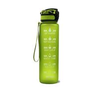 Bsbkoj Botella de agua con marcador de tiempo - Botella de bebida de 32 oz con citas inspiradoras,Jarra de agua deportiva sin BPA a prueba de fugas con escalas de tiempo para garantizar que suficiente