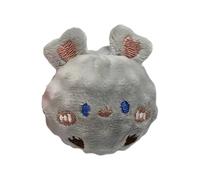 Bsbkoj Bouncy Bunny Dog Ball, Colorful Puppy Play Toy, 5x6cm Chew Ball with High Rebound, Durable Rubber Pet Accessory, Interactive Toy with Cute Shape, Fetch Fun for Yard Pool