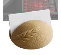 Bsbkoj Business Display Dough Bread Shape Contact Holder Stand For Office Desk Counter Reception Storage Organizer, Creative Display Rack For Meetings Cafes Schools Business Use