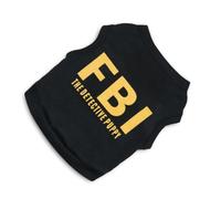 Bsbkoj - Camiseta para perro con diseño de perro y camisa para detective