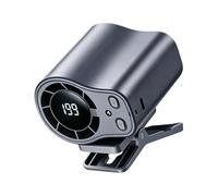 Bsbkoj Car, Clip On Low Noise LED Display Portable Cooling for Vehicle Air Circulation, Adjustable Multi Speed Design Feature, Clip On for Cycling Traveling Fishing Camping Beach Road Trip