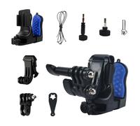 Bsbkoj Casco de montura para casco para cámara de acción, casco de moto, casco ligero para moto, montura para casco de moto, montaje de casco para cámaras de acción