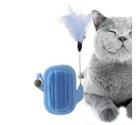Bsbkoj Catnip Toys for Indoor Cats, Cat Grooming Brush, Cat Teaser Stick, Wall Mounted Catnip Ball, Edible Cat Treats, Chew Toys for Cats, Catnip Ball Groomer, Cat Shedding Brush