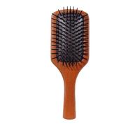 Bsbkoj Cepillo de Paleta para Cabello Rizado - Peine antiestático con cojín de aire,Cepillo de Madera para Desenredar | para Hogar Viaje Baño Ducha Apartamento Residencia Hotel