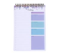 Bsbkoj Checklist Pad, Writing Pad Organizer, 52 Sheets Productivity Things to Memo Pads, Portable Daily Planner Notebook, Task Organizers for School, Tasks and Goals, 10.31x6.5 inches