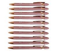 Bsbkoj Christian Pens, Retractable Bible Verse Ballpoint Pens, 5.71x0.39 inches Set of 10 Inspirational Scripture Writing Tools, Black Ink, No Bleed, Ideal for Holiday Favors, Church, Office