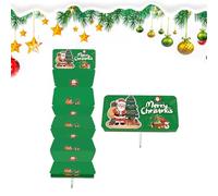 Bsbkoj Christmas Money Holder - 10 ranuras Santa Cash Organizer for Holiday Gifting, Party Supplies with Easy Storage Function, Festive Gift Envelope for Men Women Boys Girls Teens Family Friends