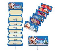 Bsbkoj Christmas Money Holder - 10 ranuras Santa Cash Organizer for Holiday Gifting, Party Supplies with Easy Storage Function, Festive Gift Envelope for Men Women Boys Girls Teens Family Friends