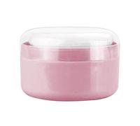 Bsbkoj Contenedor de polvo corporal, recipiente de hojaldre de polvo, Caja de polvo de baño para niños pequeños, Recipiente de soporte para polvo con bocanado, ideal para talco, baño y polvo suelto