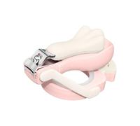 Bsbkoj - Cortauñas para bebé, tijeras de uñas de pies, pinza portátil plegable con lupa y luz LED para edades