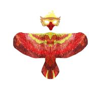 Bsbkoj Cosplay Bird Prop, Immersive Animal Theme Dress Up, Costume Face Masque With Wings, Role Playing Accessory, For Stage School Carnival Halloween Masquerade Photography Birthday Performance