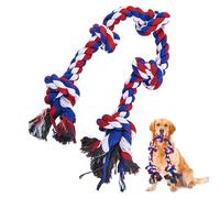 Bsbkoj Cotton Chew Rope, Interactive Tug of War Toy, 35,43 x 1,97 x 1,97 pulgadas, Puppy Teething Aid, Strong Pull Playing, Rope Dog Toy for Medium and Large Breed Dogs