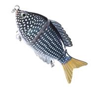 Bsbkoj Crankbait - Señuelo de natación con anzuelos | cebo de natación multiplicado | para uso al aire libre en agua dulce y agua salada, en lagos, ríos, estanques, desde la orilla,