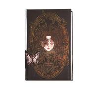 Bsbkoj Cuaderno gótico, estilo gótico, páginas coloridas, manual de ilustración, 7.1 x 5 pulgadas, adorable cuaderno vintage para mujer, diario gótico, suministros escolares, bloc de notas de