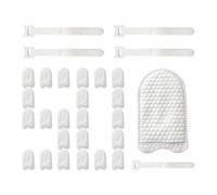 Bsbkoj de Algodón para Filtro Grifo, Purificador portátil de algodón de fibra fina, Filtro De Agua Montado En Grifo Con Barrera De Sedimentos, para ducha, cocina, beber, cabello, cal y café