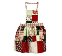 Bsbkoj Delantal festivo de Navidad, traje de cocina ajustable con bolsillos dobles para hornear y cocinar, delantal de vacaciones para adultos, hombres, mujeres, parejas, en casa o evento de