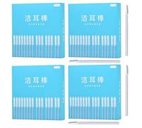 Bsbkoj Dog Ear Swabs, Gentle Adhesive Puppy Earwax Removal Sticks, Fast Acting Pet Swabs for Dog Care, Bathing, Grooming and Hygiene Cleaning, 4,53 x 4,53 x 0,79 pulgadas