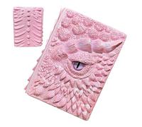 Bsbkoj Dragon Eye Notebook, Resin Engraving Journal, 6.1x1.57x7.4in Embossed Hardcover Writing Notepad, Travel Sketchbook Dragon Lovers, Decorative Fantasy Stationery for Workplace, Home
