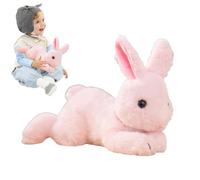 Bsbkoj Easter Bunny Stuffed Animal, Cute Rabbit Hug Throw Pillow, Ultra-Soft, Large Cuddly Bolster with Floppy ear Style, Holiday Home Decor for Kids Sofa Bed and Couch