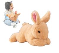 Bsbkoj Easter Bunny Stuffed Animal, Cute Rabbit Hug Throw Pillow, Ultra-Soft, Large Cuddly Bolster with Floppy ear Style, Holiday Home Decor for Kids Sofa Bed and Couch