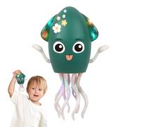 Bsbkoj Electric Dancing Octopus Toy with LED Lights, Interactive Octopus Toys, Recargable Musical Robot, Obstáculo Avoidance for Kids Home Indoor Travel Plaything, 4,92 x 8,07 pulgadas