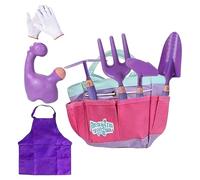 Bsbkoj Elegant Children's Gardening Supply, juego universal de 9 piezas de y soil, características con agarre ergonómico de precisión, protector de seguridad de hardware portátil profesional